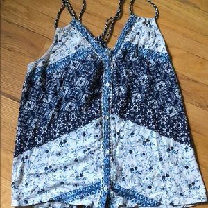 Lucky Brand tank top with rope straps!